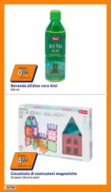 Volantino Action settimana 33 Pagina 9: Giocattolo di costruzioni magnetiche €4,99, Bevanda all'aloe vera Aloi €0,89
