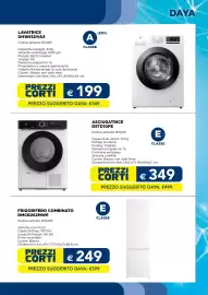 Volantino Esselunga Pagina 11: Frigorifero combinato DMCB262MWE €249,00, Lavatrice Dhw812iva3 €199,00