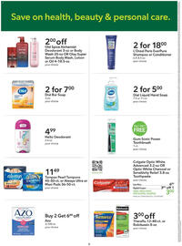 Publix weekly ad week 33 Page 8: Colgate optic white toothpaste €3,00
