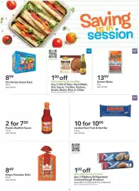 Publix weekly ad week 33 Page 3: Lärabar Real Fruit & Nut Bar €10,00, Pillsbury refrigerated canned dough products €1,00