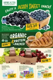 Sprouts Farmers Market weekly ad week 33 Page 1: Sunview organic red or green seedless grapes €2,98