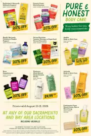 Sprouts Farmers Market weekly ad week 33 Page 11: Elmhurst plant-based clean protein shake €4,99