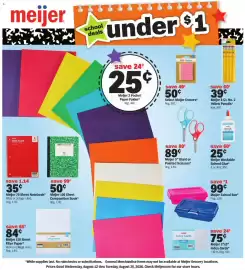 Meijer weekly ad Page 1