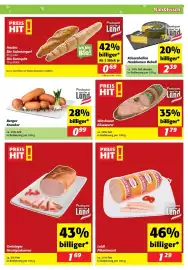 Nah&Frisch Flugblatt woche 34 Seite 3: Greisinger Heurigenkarree €1,69, Loidl Pikantwurst €1,29