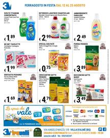 Volantino Tre Valli Supermercato Pagina 12: Special Dog Patè €0,75, WC NET Tavolette Candeggina Profumato €1,99