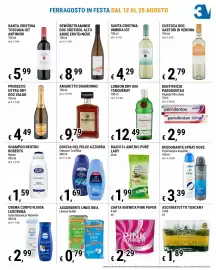 Volantino Tre Valli Supermercato Pagina 11: Carta igienica Pink Paper €2,29, Doccia gel Felce Azzurra €1,69