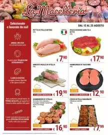 Volantino Tre Valli Supermercato Pagina 2: Arrosto reale di vitello €19,90, Petto di pollo intero €7,90