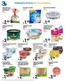 Volantino Tre Valli Supermercato Pagina 6: Burro chiarificato Prealpi €3,89, Crema Danette Vaniglia €1,89