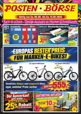 Posten Börse (gültig bis 15-08)
