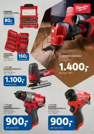 Davidsen tilbudsavis Side 5: Milwaukee slagboremaskine 12 v €900,00, Milwaukee slagbitssæt shockwave cd €150,00