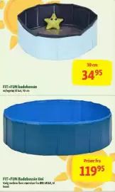 Maxi Zoo tilbudsavis uge 33 Side 12: FIT+FUN Badebassin Uni €119,95, Fit+fun badebassin €34,95