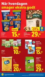 Lidl tilbudsavis uge 34 Side 11: SEMPER Goodies €10,00, ALESTO Nøddeblanding, App-pris