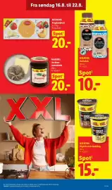 Lidl tilbudsavis uge 34 Side 14: MILBONA High Protein budding €15,00, MILBONA Frugtyoghurt €20,00