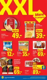 Lidl tilbudsavis uge 34 Side 15: MILBONA Mozzarella €12,00, MILBONA Creamy skæreost €49,00
