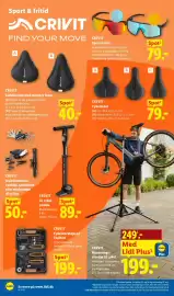 Lidl tilbudsavis uge 34 Side 23: CRIVIT Multifunktionsværktøj, sadeltaske eller minipumpe til cykler €50,00
