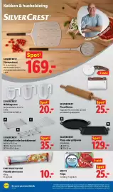 Lidl tilbudsavis uge 34 Side 25: SILVERCREST Afkølingsrist eller bordskånersæt €35,00, SILVERCREST Pizzaspadesæt €169,00