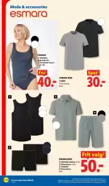Lidl tilbudsavis uge 34 Side 27: ESMARA Formende trusser: €40,00, ESMARA MEN Poloshirt €50,00