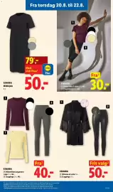 Lidl tilbudsavis uge 34 Side 28: ESMARA Ribstrikket T-shirt €40,00, ESMARA Kimono af satin €50,00