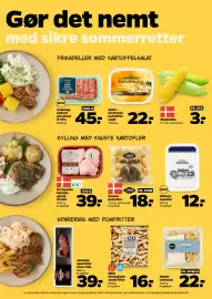 Netto tilbudsavis uge 33 Side 3: Velsmag hakket grisekød 8-12% €45,00, Salat- mesteren kartoffel- salat 1000 g. €22,00