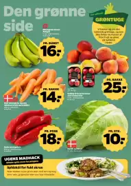 Netto tilbudsavis uge 33 Side 4: Økologiske Green Amigos €16,00, Salling Princip ferskner eller nektariner €25,00