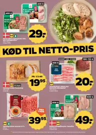Netto tilbudsavis uge 33 Side 6: Dansk hakket kyllingekød 7-10% eller kyllingelårfilet €29,00