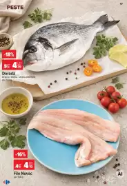Catalog Carrefour săptămâna 33 Pagină 18: File Novac €4,19, Doradă €4,39