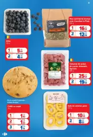 Catalog Carrefour săptămâna 33 Pagină 2: Chiflă cu ceapă €1,49, Agricola cubulete din pulpă de curcan dezosată €25,50