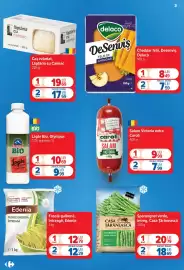 Catalog Carrefour săptămâna 33 Pagină 3: Lapte Bio Olympus €10,69, Fasole galbenă întreagă Edenia €12,79