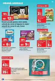 Catalog Carrefour săptămâna 33 Pagină 54: Hrană umedă pentru câini Purina Friskies €2,49