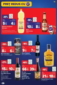 Catalog Carrefour săptămâna 33 Pagină 56: Băutură răcoritoare Biborțeni €4,29, Brandy Metaxa 5 stele €21,89