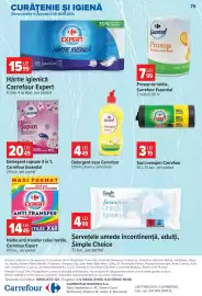 Catalog Carrefour săptămâna 33 Pagină 80: Detergent capsule 3 în 1, Carrefour Essential €20,00