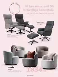 Daells Bolighus tilbudsavis Side 25: DREJESTOL SIT-WELL €2.932,00, LÆNESTOL €2.385,00
