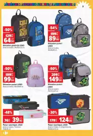 Catalog Carrefour Pagină 2: Ghiozdan gradiniță LEGO €64,50, Ghiozdan școlari LEGO €149,50