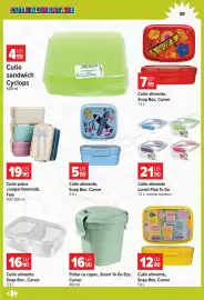 Catalog Carrefour Pagină 39: Cutie sandwich Cyclops €4,99, Curver cutie alimente €12,90
