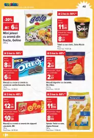 Catalog Carrefour Pagină 42: OREO ORIGINAL €8,99, Mini BN Biscuiți cu cremă cu aromă de căpșuni/ciocolată €12,99