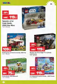 Catalog Carrefour Pagină 44: LEGO FRIENDS €119,00, Monster Jam Grave Digger Foc și gheață, LEGO Technic €119,00