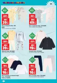 Catalog Carrefour Pagină 95: Hanorac bebe TEX BABY €19,99, Set x 2 colanți, bebe, TEX BABY €16,99