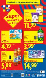Catalog Lidl săptămâna 34 Pagină 94: NEUMARKT Bere blondă €3,99, Gelatelli Înghețată Premium €11,99
