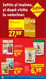 Catalog Lidl săptămâna 34 Pagină 14: ORLANDO Hrană umedă pentru căței €27,99, Orlando snack pentru câței €6,99