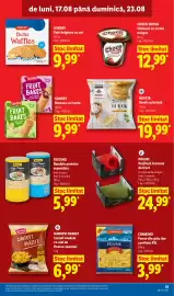 Catalog Lidl săptămâna 34 Pagină 15: Tastino Rondele proteice expandate €5,99, Nostja Burek cu brânză €19,99