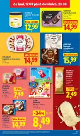 Catalog Lidl săptămâna 34 Pagină 17: Gelatelli Înghețată proteică €14,99, GELATELLI Înghețată sandwich €14,99