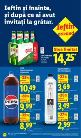 Catalog Lidl săptămâna 34 Pagină 18: PEPSI Băutură răcoritoare carbogazoasă €8,99, CIUC PREMIUM Bere blondă €14,25
