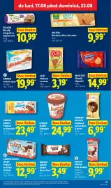 Catalog Lidl săptămâna 34 Pagină 21: McVitie's Biscuiți digestivi €14,99, GULLÓN Biscuiți integrali cu fulgi de ovăz €10,99