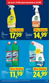 Catalog Lidl săptămâna 34 Pagină 31: DOMESTOS Dezinfectant WC €11,99, Domestos&Cif Pachet curățenie baie €24,99