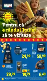 Catalog Lidl săptămâna 34 Pagină 32: ITALIAMO Prosciutto crudo €6,49, Italiamo Parmigiano Reggiano D.O.P €29,99