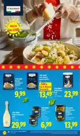 Catalog Lidl săptămâna 34 Pagină 36: ITALIAMO Brânză tare, rasă €23,99, ITALIAMO Orez Arborio pentru risotto €13,49