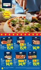 Catalog Lidl săptămâna 34 Pagină 38: ITALIAMO Pizza pe vatră €14,99, ITALIAMO Focaccia €14,99