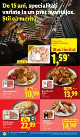 Catalog Lidl săptămâna 34 Pagină 4: Carne tocată de porc €10,99, Piept de curcan dezosat, feliat €22,99