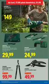 Catalog Lidl săptămâna 34 Pagină 49: FISKARKS Foarfecă de grădină, bypass €49,99