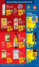 Catalog Lidl săptămâna 34 Pagină 77: Chef Select Brânză Edam pane €8,49, Milbona Brânză Cheddar feliată €7,99